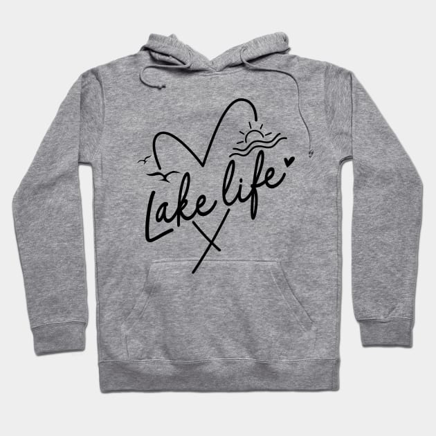 Lake life Hoodie by Novelty Depot